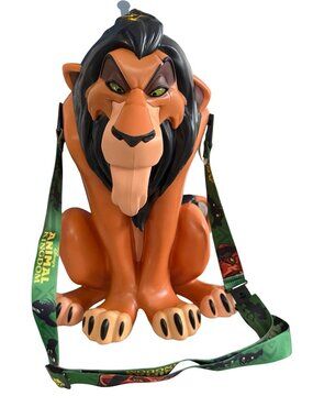 Disney Parks Animal Kingdom Scar Popcorn Bucket Lion King Light Up Eyes
